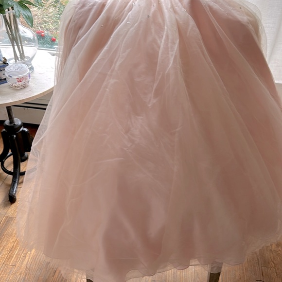 Sweetheart sheer sequin bodice with full tulle bottom - Picture 6 of 7